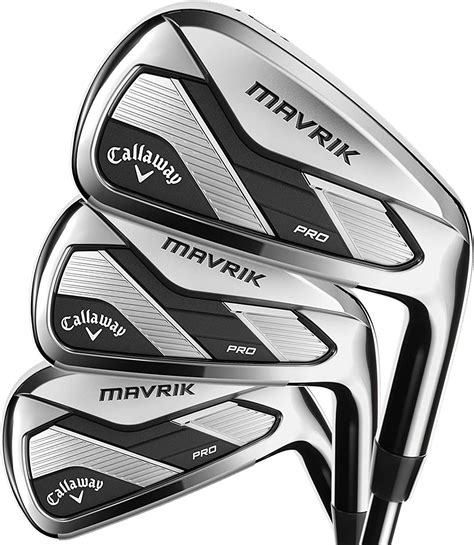 Mavrik pro irons - MAVRIK MAX Irons. $34639 - $37919. $43299 - $47399. 20% Off! 12 Month Warranty. 90 Day Buy-Back Policy. Certificate of Authenticity. Condition Guarantee. Built for total distance with a larger body and a deeper CG for increased forgiveness and easy launch.